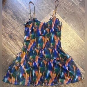 URBAN OUTFITTERS ABSTRACT MINI DRESS